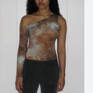Paloma Wool Tie Dye One Sleeve Top